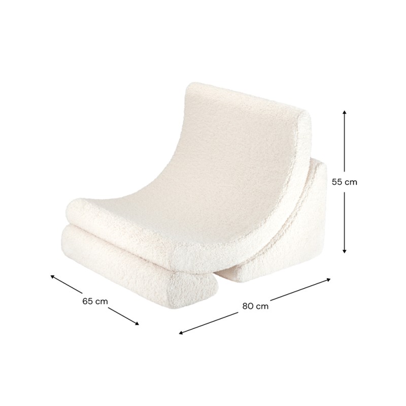 Wigiwama Cream White Moon Chair