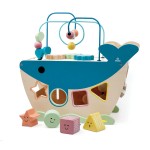 SVOORA Wooden Activity Τoy with pre-writing exercises 'Whale'