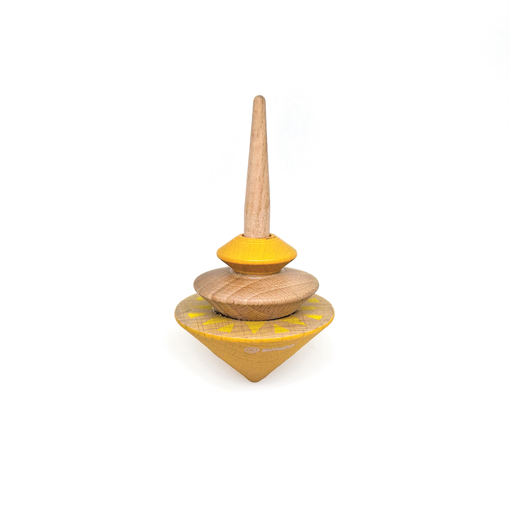 Svoora Wooden Spinning Top Geom 