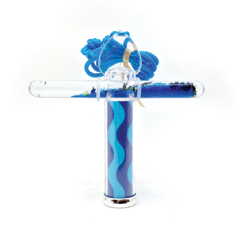 Svoora Mini Liquid Stick Kaleidoscope Groovy 'Blue Waves' 10 cm