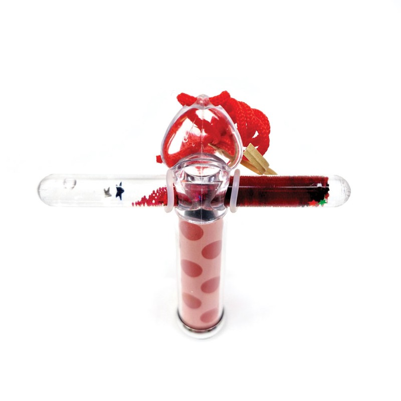 Svoora Mini Liquid Stick Kaleidoscope Groovy 'Red Dots' 10 cm