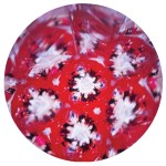 Svoora Mini Liquid Stick Kaleidoscope Groovy 'Red Dots' 10 cm