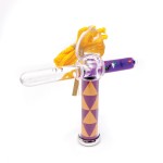 Svoora Mini Liquid Stick Kaleidoscope Groovy 'Purple Triangles' 10 cm