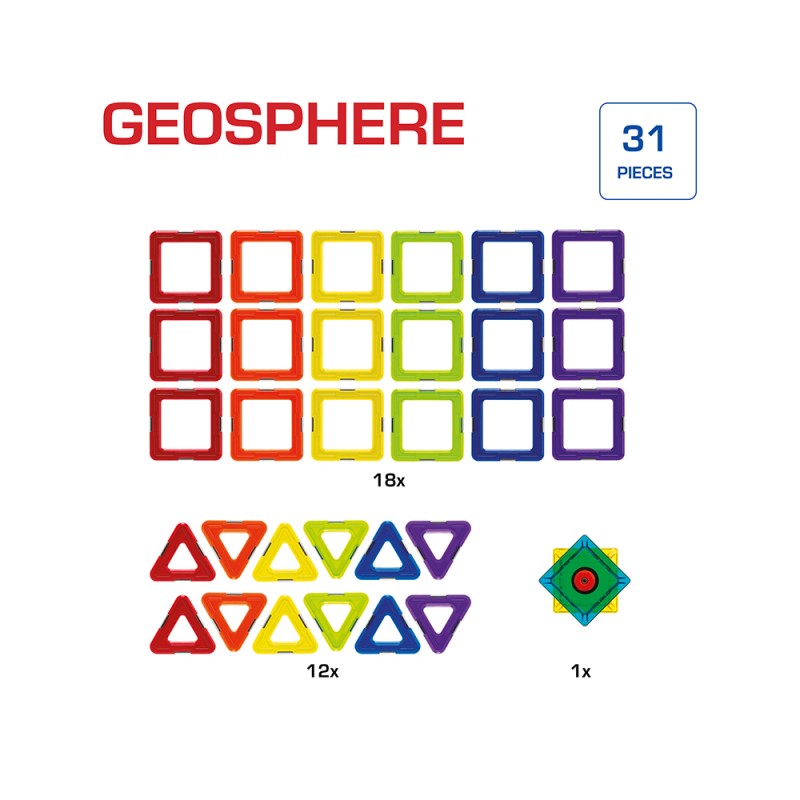 Geosmart κατασκευές με μαγνήτη GeoSphere