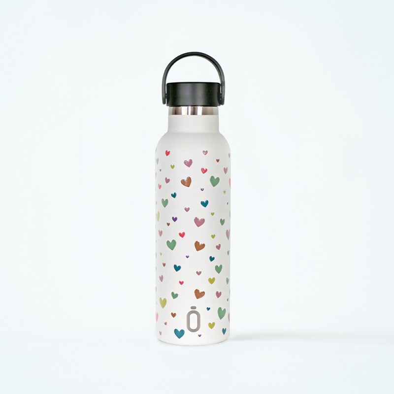 Runbott Thermos 600ML Confetti Cream Hearts