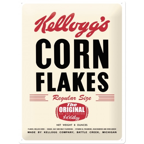 Nostalgic Μεταλλικός πίνακας Kelloggs Corn Flakes Retro Package