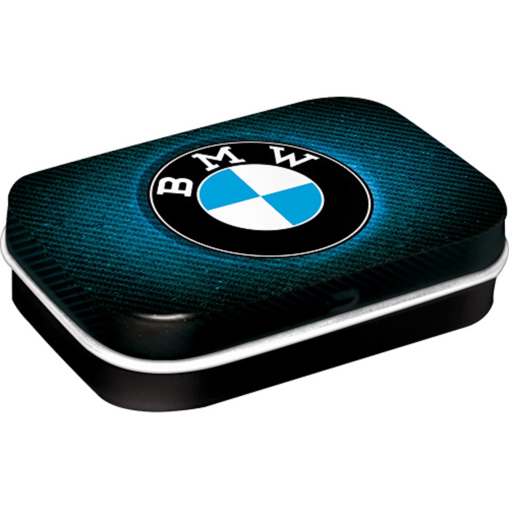 Nostalgic Μεταλλικό κουτάκι με μέντες BMW - Logo Blue Shine 15gr φωτογραφία