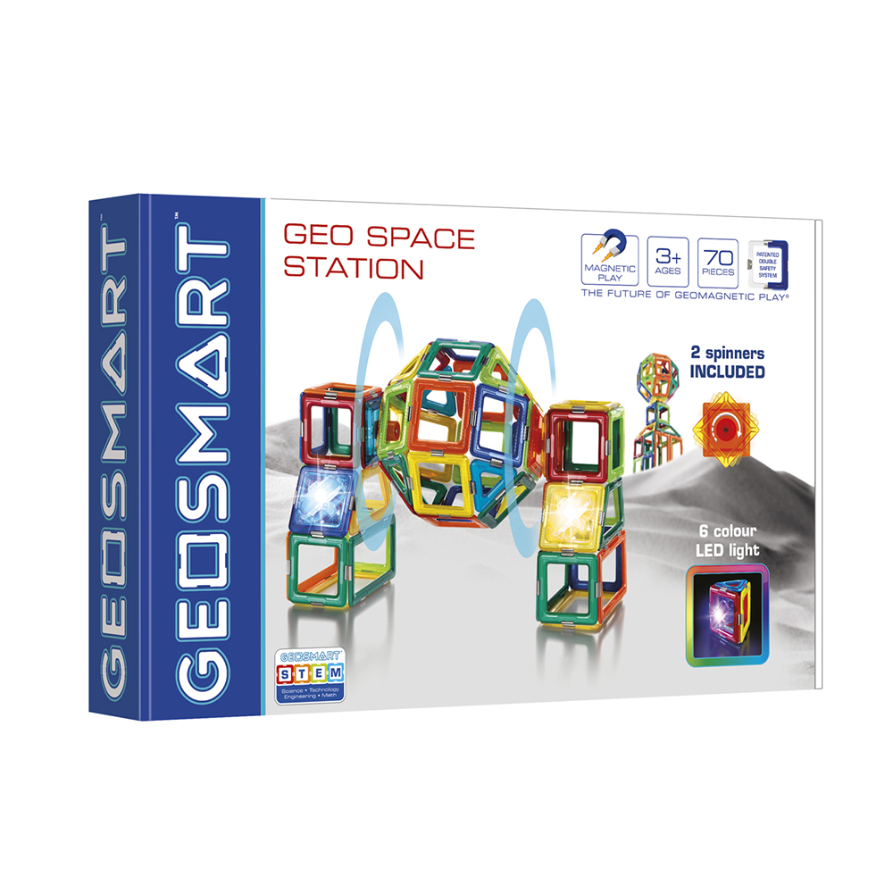 Geosmart κατασκευές με μαγνήτη GeoSpace Station (70 τεμ)